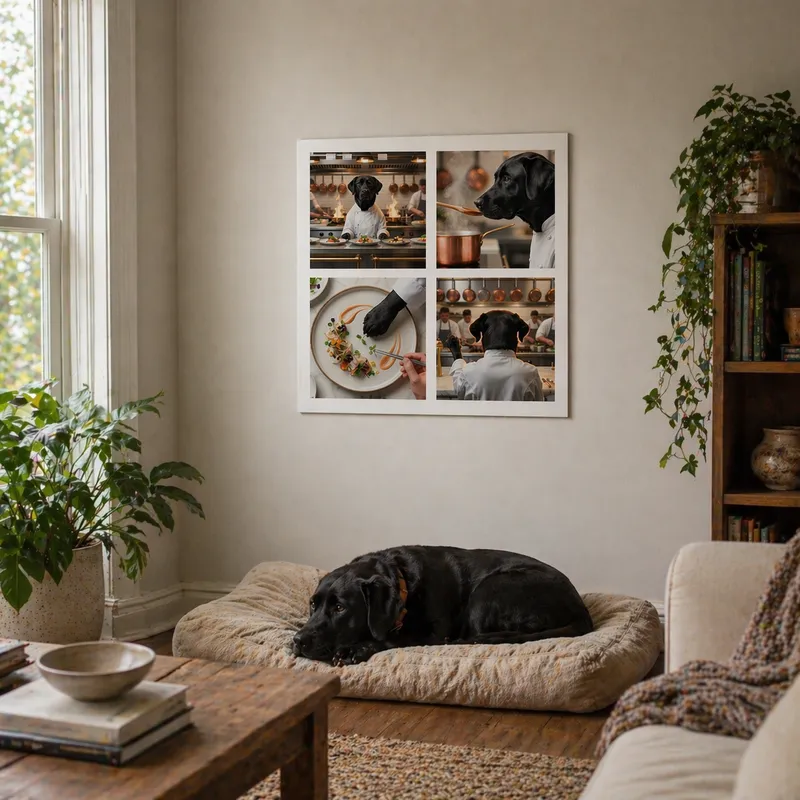 Premium matte paper poster example